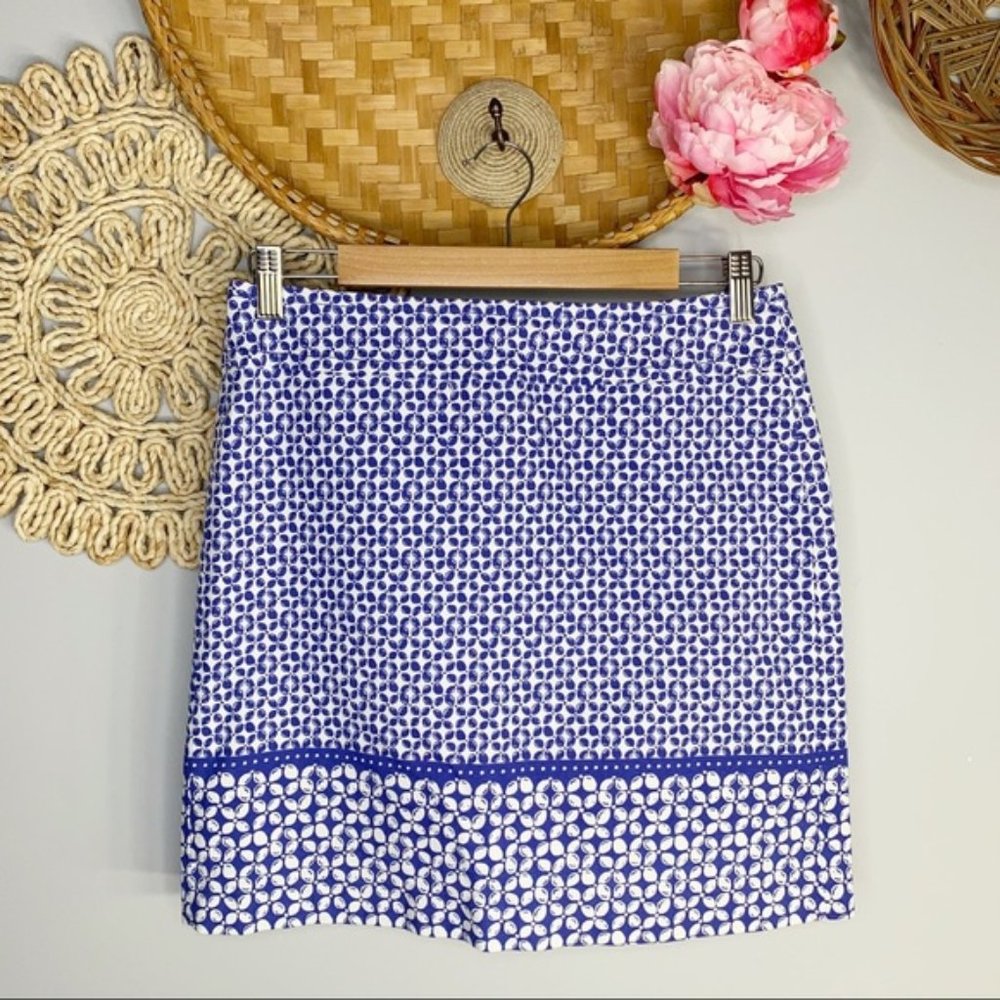 Talbots | High Waisted Printed Mini Casual Skirt